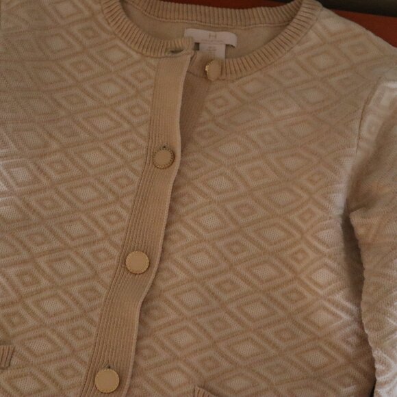H BY HALSTON Button Down Lady Cardigan - Picture 6 of 9